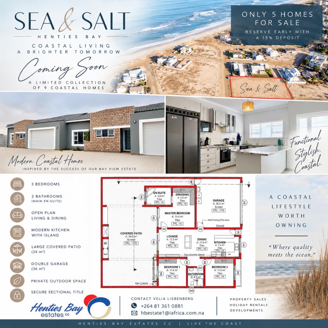 3 Bedroom House for Sale - Erongo